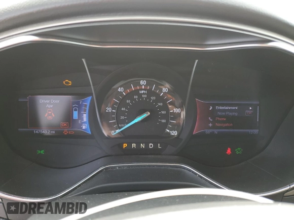2013 Ford Fusion SE Hybrid with VIN 3FA6P0LU1DR246703, listed as a Copart auction lot 58862165 with 147,543 mi miles and Clean title. Bid and sale history available at DreamBid. Image 9.
