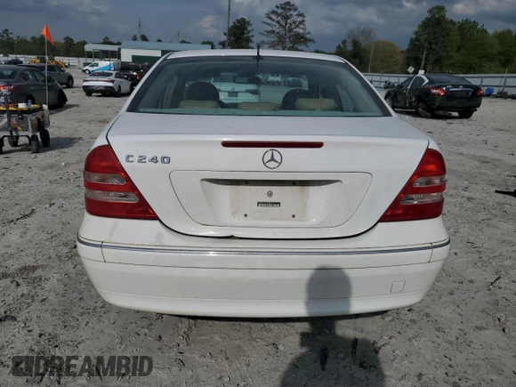 2001 Mercedes-Benz C 230/260/280/320 z VIN WDBRF61J51F078805, wystawiony jako Copart lot #51609285 z przebiegiem 223 663 mil mil oraz Szkoda całkowita • Salvage title. Historia ofert i sprzedaży dostępna na DreamBid. Obrazek 6.