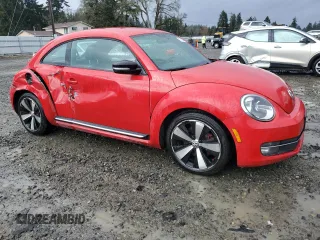 2012 Volkswagen Beetle 2.0T Black Turbo Launch Edition PZEV with VIN 3VWVA7AT4CM624953, listed as a Copart auction lot 47572345 with 109,543 mi miles and Salvage Title. Bid and sale history available at carsss.com. Image 4.