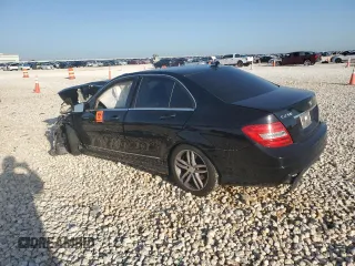 2014 Mercedes-Benz C-Class C 250 Sport with VIN WDDGF4HB0ER310314, listed as a Copart auction lot 52434645 with 0 mi miles and Salvage Title. Bid and sale history available at carsss.com. Image 2.