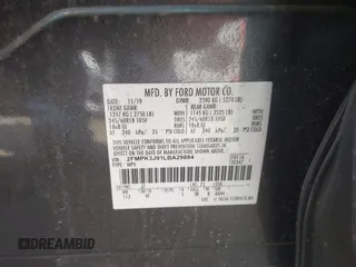 2020 Ford Edge SEL с VIN 2FMPK3J91LBA29884, выставлен на аукционе IAAI как лот 42058515 с пробегом 83 901 миль миль и . История ставок и продаж доступна на DreamBid. Изображение 9.