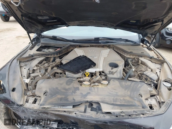 2018 Infiniti Q50 3.0t LUXE with VIN JN1EV7AP1JM351153, listed as a IAAI auction lot 41589119 with 103,915 mi miles. Bid and sale history available at carsss.com. Image 10.