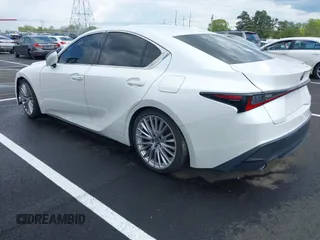 2022 Lexus IS with VIN JTHDA1D20N5120759, listed as a IAAI auction lot 42022533 with 40,432 mi miles. Bid and sale history available at carsss.com. Image 3.
