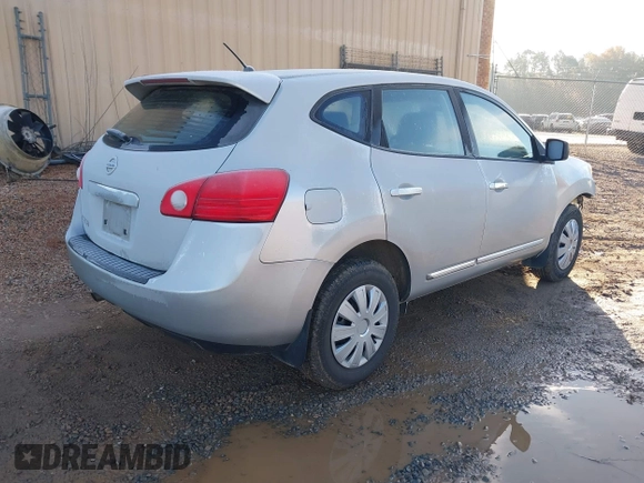 2013 Nissan Rogue S with VIN JN8AS5MT5DW555050, listed as a IAAI auction lot 41090293 with 105,627 mi miles and . Bid and sale history available at DreamBid. Image 4.