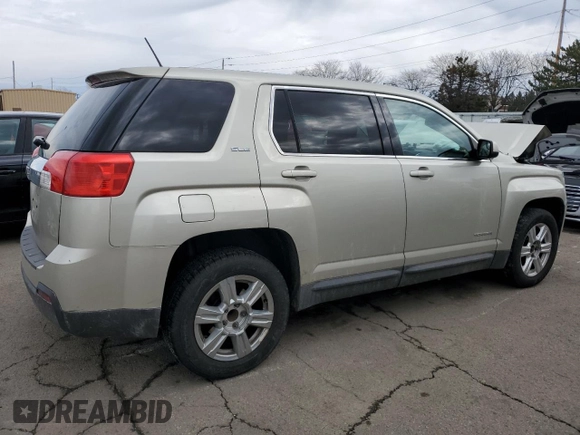 2014 GMC Terrain SLE with VIN 2GKALMEK6E6142952, listed as a Copart auction lot 46846995 with 103,716 mi miles and Salvage Title. Bid and sale history available at carsss.com. Image 3.