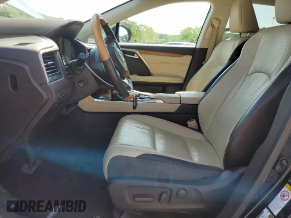 2017 Lexus RX 350 with VIN 2T2ZZMCA6HC035521, listed as a Copart auction lot 54652395 with 50,325 mi miles and Salvage Title. Bid and sale history available at DreamBid. Image 7.