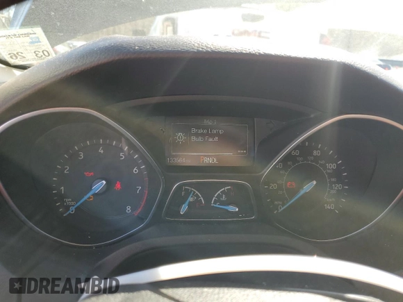 2018 Ford Focus S with VIN 1FADP3E22JL319317, listed as a Copart auction lot 48173115 with 133,564 mi miles and Salvage Title. Bid and sale history available at carsss.com. Image 9.