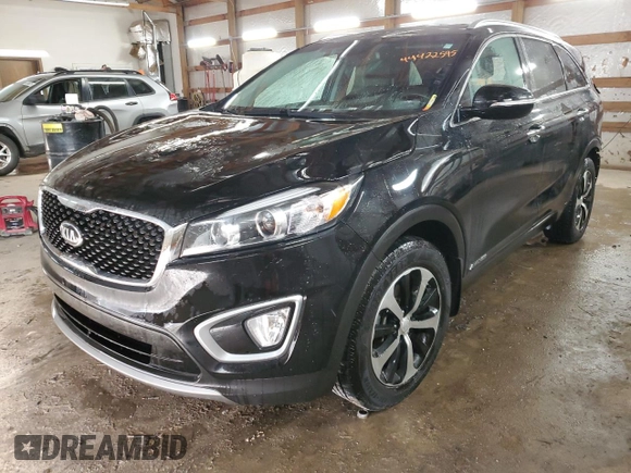 2018 Kia Sorento EX with VIN 5XYPHDA56JG384886, listed as a Copart auction lot 44422595 with 94,906 mi miles and Salvage Title. Bid and sale history available at carsss.com. Image 1.