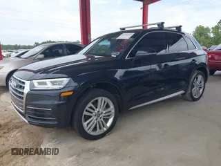 2018 Audi Q5 Premium Plus with VIN WA1BNAFY6J2121323, listed as a IAAI auction lot 42716479 with 114,173 mi miles and . Bid and sale history available at DreamBid. Image 2.
