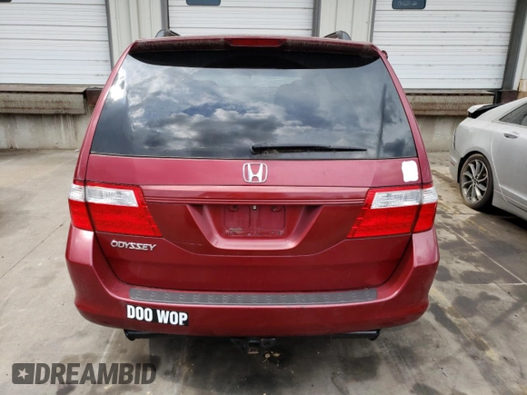 2006 Honda Odyssey EX z VIN 5FNRL38436B058444, wystawiony jako Copart lot #70381084 z przebiegiem 181 928 mil mil oraz Szkoda całkowita • Salvage title. Historia ofert i sprzedaży dostępna na DreamBid. Obrazek 6.