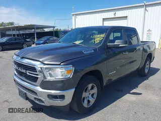 2019 Ram 1500 Big Horn/Lone Star with VIN 1C6RRFFG7KN782511, listed as a IAAI auction lot 42040822 with 156,310 mi miles. Bid and sale history available at carsss.com. Image 2.