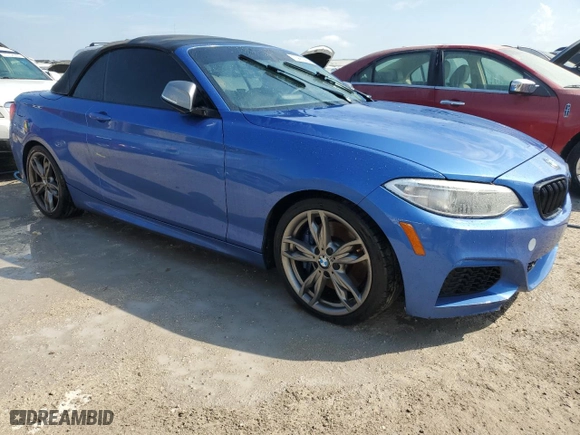 2015 BMW 2 Series M235i with VIN WBA1M1C58FV393387, listed as a Copart auction lot 75863564 with 108,848 mi miles and Non Repairable. Bid and sale history available at carsss.com. Image 4.