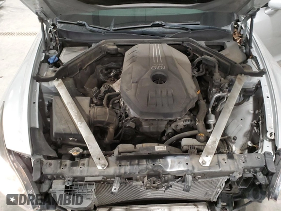 2018 Kia Stinger with VIN KNAE15LA9J6011899, listed as a Copart auction lot 88929115 with 95,311 mi miles and Salvage Title. Bid and sale history available at DreamBid. Image 11.