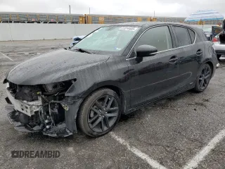 2014 Lexus CT 200h with VIN JTHKD5BH3E2197897, listed as a Copart auction lot 51014405 with 156,932 mi miles and Salvage Title. Bid and sale history available at DreamBid. Image 1.
