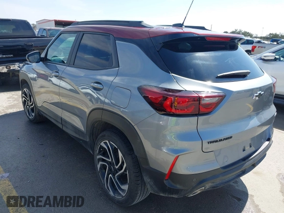 2025 Chevrolet TrailBlazer RS with VIN KL79MTSL1SB083236, listed as a IAAI auction lot 41685432 with 2,210 mi miles and . Bid and sale history available at DreamBid. Image 3.