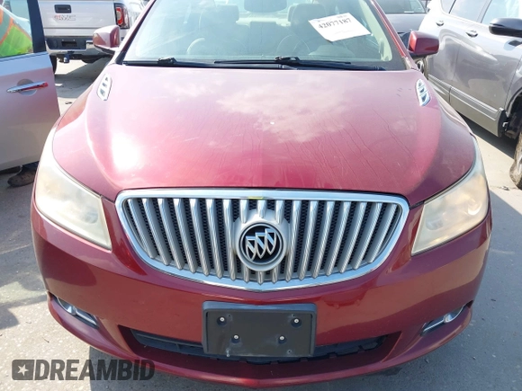 2010 Buick LaCrosse CXL with VIN 1G4GC5EG9AF170652, listed as a IAAI auction lot 42077187 with 189,508 mi miles. Bid and sale history available at carsss.com. Image 6.
