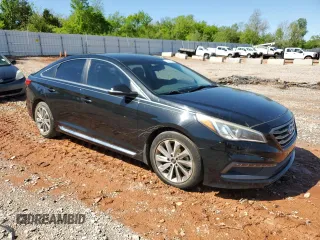 2017 Hyundai Sonata Sport with VIN 5NPE34AF6HH525604, listed as a Copart auction lot 54051355 with 203,584 mi miles and Clean Title. Bid and sale history available at DreamBid. Image 4.