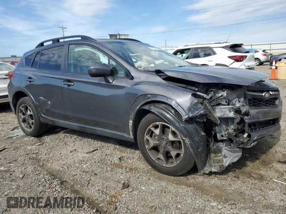 2020 Subaru Crosstrek Premium with VIN JF2GTAEC4LH213832, listed as a Copart auction lot 61101545 with 76,837 mi miles and Salvage title. Bid and sale history available at DreamBid. Image 4.