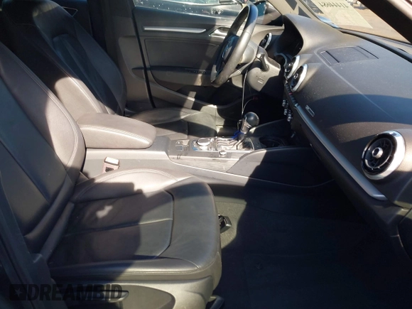 2018 Audi A3 Sedan Premium with VIN WAUAUGFF3J1044466, listed as a IAAI auction lot 41444684 with 47,327 mi miles. Bid and sale history available at carsss.com. Image 5.
