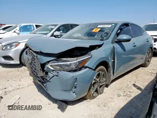 2024 Nissan Sentra SV with VIN 3N1AB8CV1RY231516, listed as a Copart auction lot 51986125 with Not Provided miles and Salvage Title. Bid and sale history available at DreamBid. Image 1.