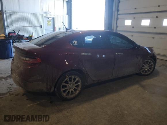 2015 Dodge Dart Limited with VIN 1C3CDFCB1FD267803, listed as a Copart auction lot 45819715 with 162,245 mi miles and Salvage Title. Bid and sale history available at carsss.com. Image 3.