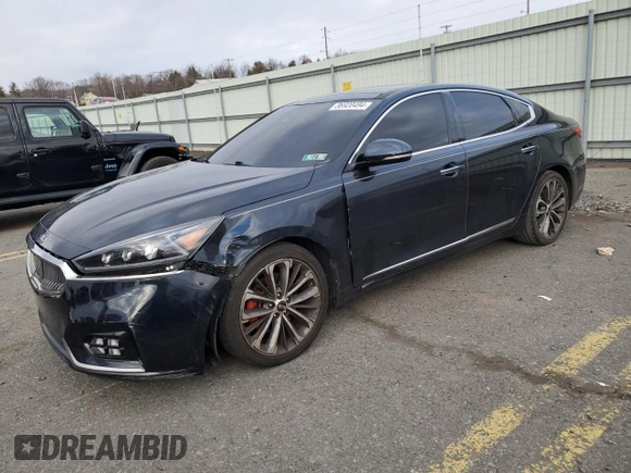 2017 Kia Cadenza Limited with VIN KNALC4J10H5087798, listed as a Copart auction lot 86920494 with 85,733 mi miles and Clean Title. Bid and sale history available at carsss.com. Image 1.