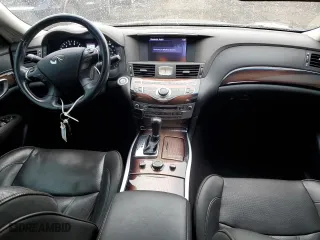 2013 Infiniti M37 with VIN JN1BY1AR7DM600777, listed as a Copart auction lot 73123544 with 82,204 mi miles and Salvage Title. Bid and sale history available at carsss.com. Image 8.