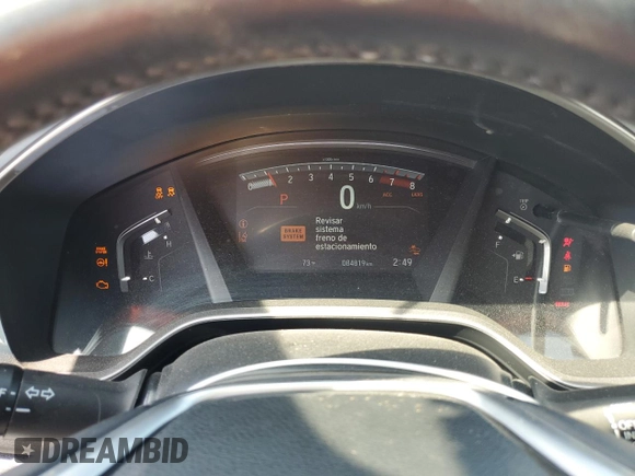 2018 Honda CR-V EX-L with VIN 2HKRW1H82JH506116, listed as a Copart auction lot 49529302 with 84,819 mi miles and Non Repairable. Bid and sale history available at DreamBid. Image 9.