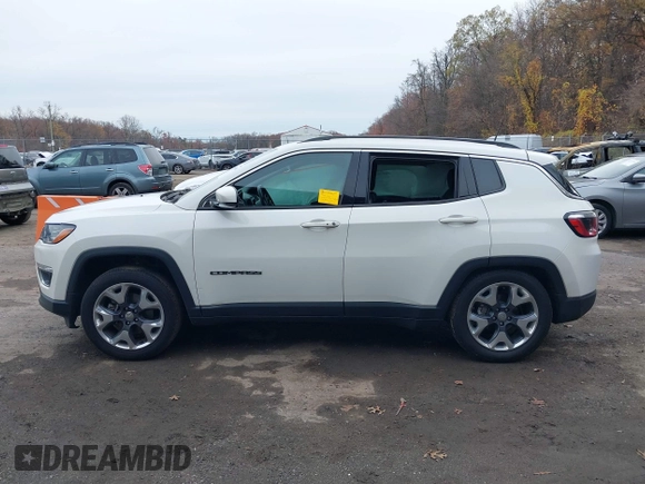 2021 Jeep Compass Limited with VIN 3C4NJCCB3MT573534, listed as a IAAI auction lot 40958890 with 74,147 mi miles. Bid and sale history available at carsss.com. Image 14.