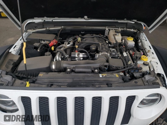 2022 Jeep Wrangler Unlimited Sport S with VIN 1C4HJXDG7NW235385, listed as a Copart auction lot 86088314 with 22,951 mi miles and Salvage Title. Bid and sale history available at carsss.com. Image 13.