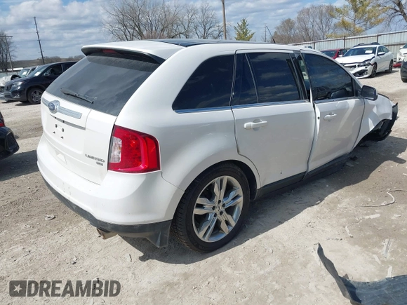 2013 Ford Edge Limited with VIN 2FMDK4KC1DBA01085, listed as a IAAI auction lot 41883262 with 140,816 mi miles. Bid and sale history available at carsss.com. Image 4.