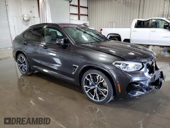 2020 BMW X4 M Competition z VIN 5YMUJ0C05L9B44115, wystawiony jako Copart lot #55556755 z przebiegiem Nie podano mil oraz Szkody całkowita. Historia ofert i sprzedaży dostępna na DreamBid. Obrazek 4.