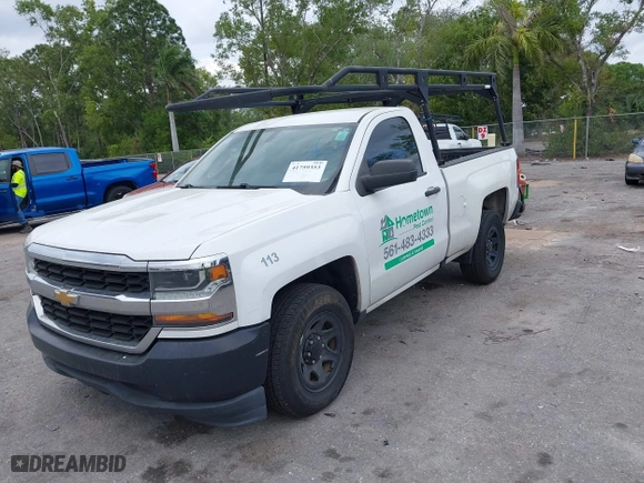 2018 Chevrolet Silverado 1500 Work Truck with VIN 1GCNCNEH5JZ137571, listed as a IAAI auction lot 41759353 with 168,834 mi miles. Bid and sale history available at carsss.com. Image 12.