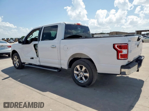 2018 Ford F-150 XL with VIN 1FTEW1CP6JKF21152, listed as a Copart auction lot 65163865 with 66,371 mi miles and Salvage title. Bid and sale history available at DreamBid. Image 2.