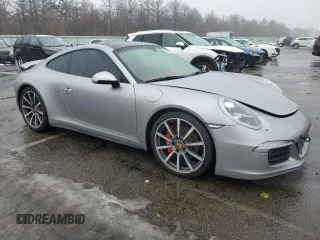 2014 Porsche 911 Carrera S with VIN WP0AB2A90ES120822, listed as a Copart auction lot 44791915 with 43,018 mi miles and Salvage Title. Bid and sale history available at carsss.com. Image 4.