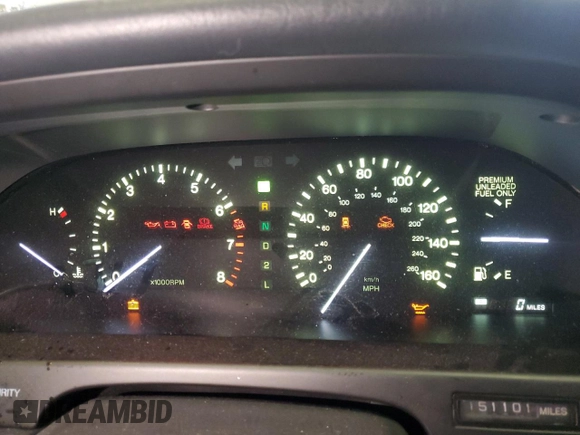 1991 Lexus LS z VIN JT8UF11E0M0069730, wystawiony jako Copart lot #48433604 z przebiegiem 151 101 mil mil oraz Szkoda całkowita • Salvage title. Historia ofert i sprzedaży dostępna na DreamBid. Obrazek 9.