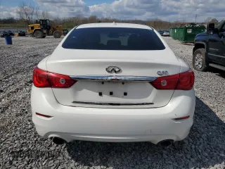 2015 Infiniti Q50 Premium with VIN JN1BV7AP7FM334979, listed as a Copart auction lot 48894565 with 150,217 mi miles and Salvage Title. Bid and sale history available at carsss.com. Image 6.