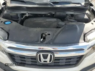 2017 Honda Ridgeline RTL with VIN 5FPYK2F53HB001434, listed as a Copart auction lot 58414335 with 187,711 mi miles and Salvage title. Bid and sale history available at DreamBid. Image 11.