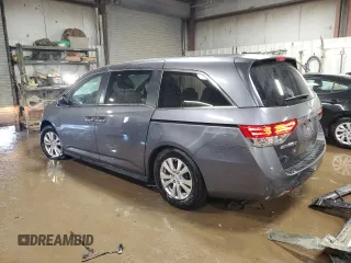 2015 Honda Odyssey EX-L with VIN 5FNRL5H64FB051046, listed as a Copart auction lot 50446525 with 152,983 mi miles and Salvage Title. Bid and sale history available at DreamBid. Image 2.