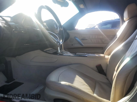 2007 BMW Z4 3.0i with VIN 4USBU33517LW72285, listed as a Copart auction lot 80830714 with 77,942 mi miles and Salvage Title. Bid and sale history available at carsss.com. Image 7.