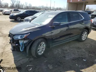 2020 Chevrolet Equinox LT with VIN 2GNAXTEV6L6176155, listed as a Copart auction lot 48537585 with 128,711 mi miles and Salvage Title. Bid and sale history available at carsss.com. Image 1.