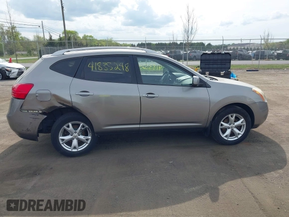 2009 Nissan Rogue S with VIN JN8AS58V19W161161, listed as a IAAI auction lot 41835248 with 174,926 mi miles. Bid and sale history available at carsss.com. Image 13.