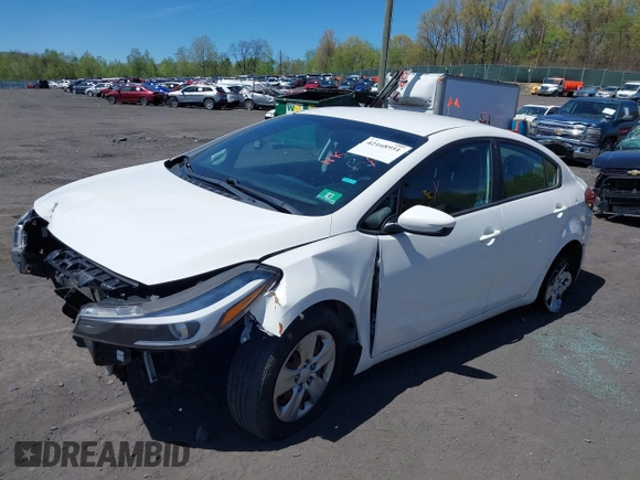 2018 Kia Forte LX with VIN 3KPFK4A76JE236023, listed as a IAAI auction lot 42168951 with 1 mi miles. Bid and sale history available at carsss.com. Image 2.