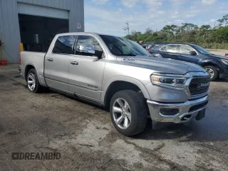 2020 Ram 1500 Limited with VIN 1C6SRFHT9LN367039, listed as a Copart auction lot 46157455 with 60,235 mi miles and Salvage title. Bid and sale history available at DreamBid. Image 4.