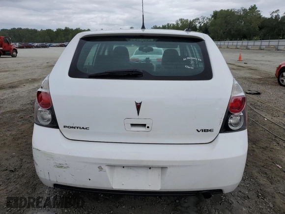 2009 Pontiac Vibe w/1SA with VIN 5Y2SP67839Z409377, listed as a Copart auction lot 66171984 with 175,376 mi miles and Salvage Title. Bid and sale history available at carsss.com. Image 6.