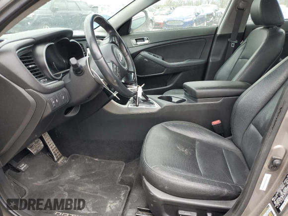 2014 Kia Optima SXL Turbo with VIN 5XXGR4A67EG342002, listed as a Copart auction lot 53374335 with 210,810 mi miles and Salvage title. Bid and sale history available at DreamBid. Image 7.