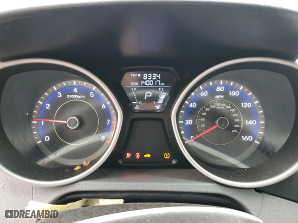 2012 Hyundai Elantra GLS with VIN KMHDH4AE5CU310844, listed as a Copart auction lot 46615385 with 140,117 mi miles and Salvage Title. Bid and sale history available at carsss.com. Image 9.