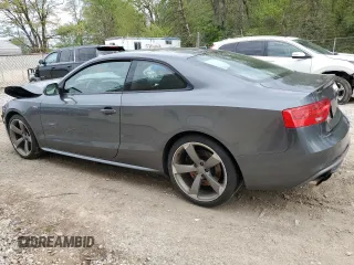 2015 Audi S5 Premium Plus with VIN WAUGGAFR3FA005148, listed as a Copart auction lot 52373864 with 139,866 mi miles and Salvage Title. Bid and sale history available at carsss.com. Image 2.