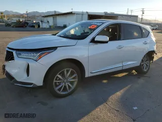 2023 Acura RDX w/Technology Package with VIN 5J8TC1H57PL001571, listed as a Copart auction lot 85279574 with 20,598 mi miles and Salvage Title. Bid and sale history available at carsss.com. Image 1.