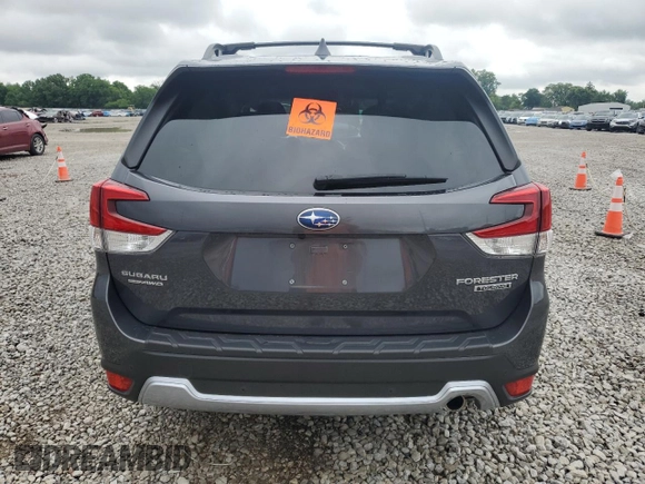 2021 Subaru Forester Touring with VIN JF2SKAXC6MH571834, listed as a Copart auction lot 61238315 with Not provided miles and Salvage title. Bid and sale history available at DreamBid. Image 6.